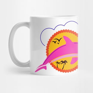 Pink Dolphin Mug